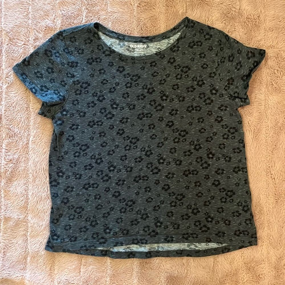 Old Navy Girls Print Softest Tee size L - 10/12
